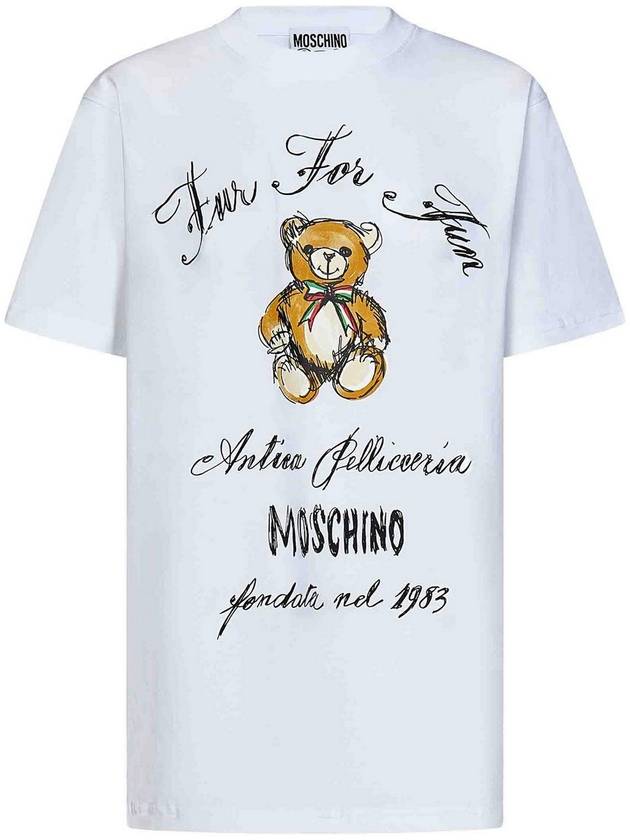 Moschino White Oversized T-Shirt