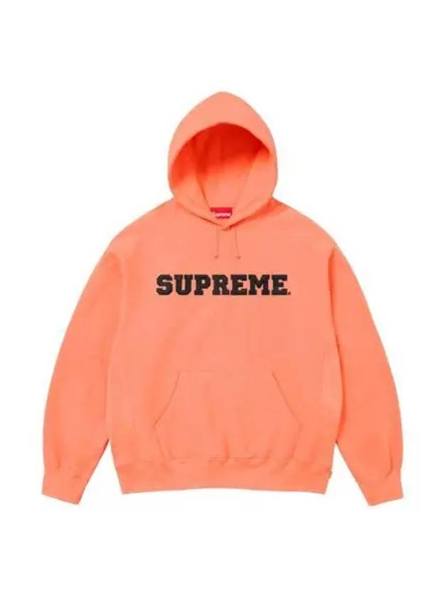 슈프림 컬리지에이트 후드 스웨트셔츠 피치 24SS Supreme Collegiate Hooded Sweatshirt Peach 24SS