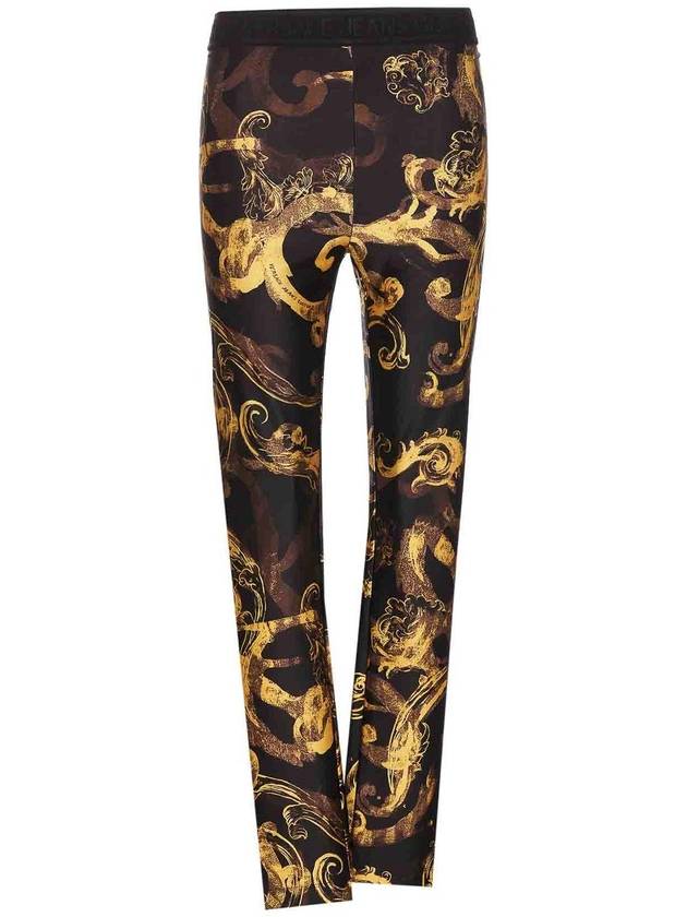 Versace Jeans Couture Baroque logo leggings