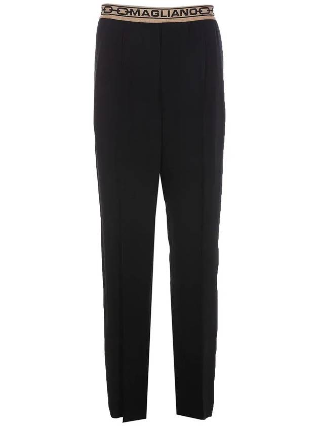 Magliano 로고 웨스트밴드 와이드 레그 팬츠 S68019910_09
