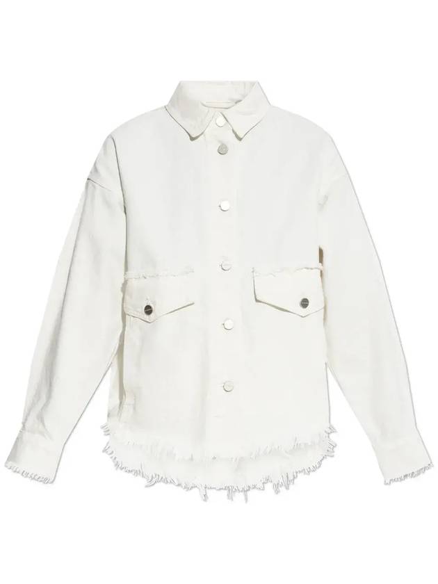 올세인츠 헤티 프레이드 재킷 HETTIEW007PC_OFFWHITE