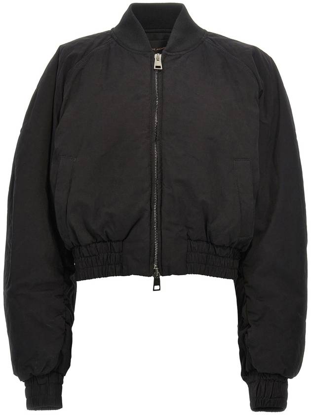 THE ANDAMANE & 39 시에라& 39 크롭 보머 재킷 T162015ATNC171BLACK