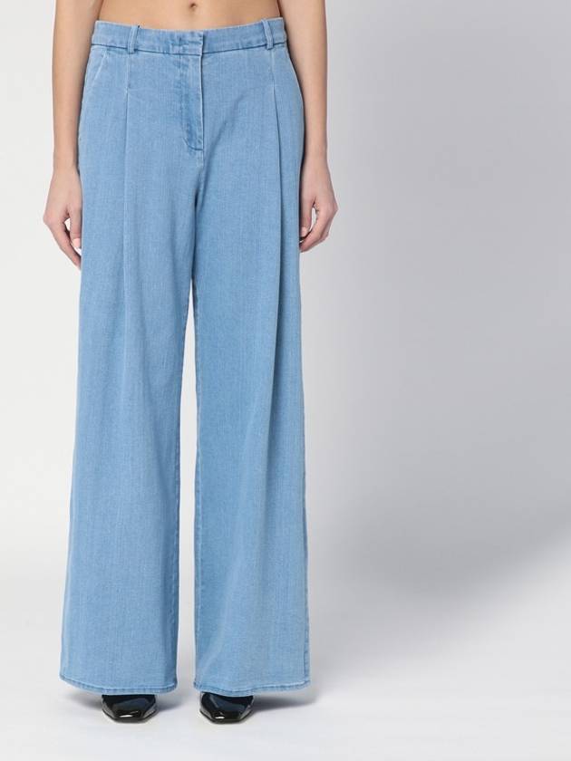 THE GARMENT Pantalone Merci wide light blue