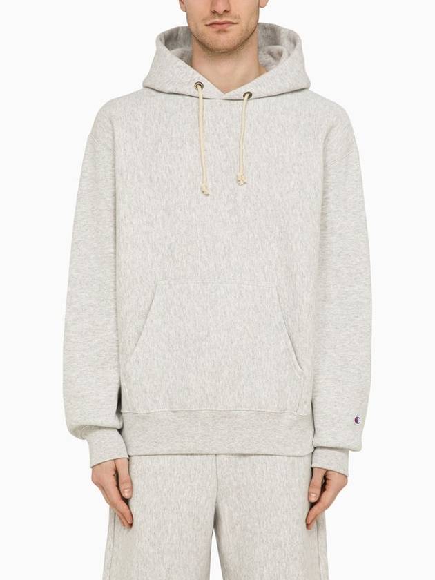 Champion Light grey cotton blend hoodie