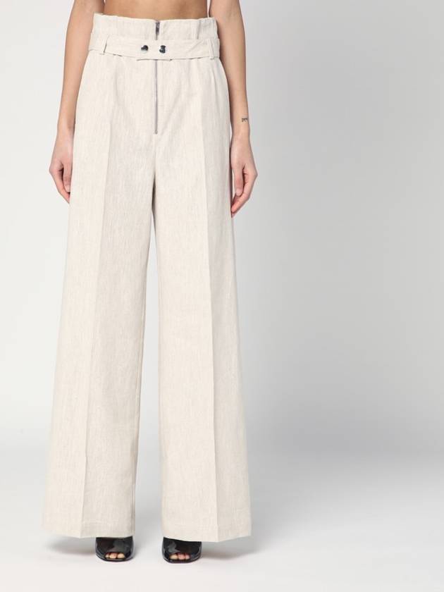 Erika Cavallini Linen palazzo trousers