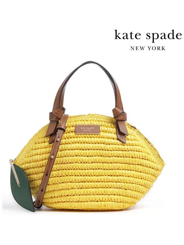 케이트스페이드 가방 레몬 드롭 스트로 3D 크로스바디 토트백 핸드백 KB972