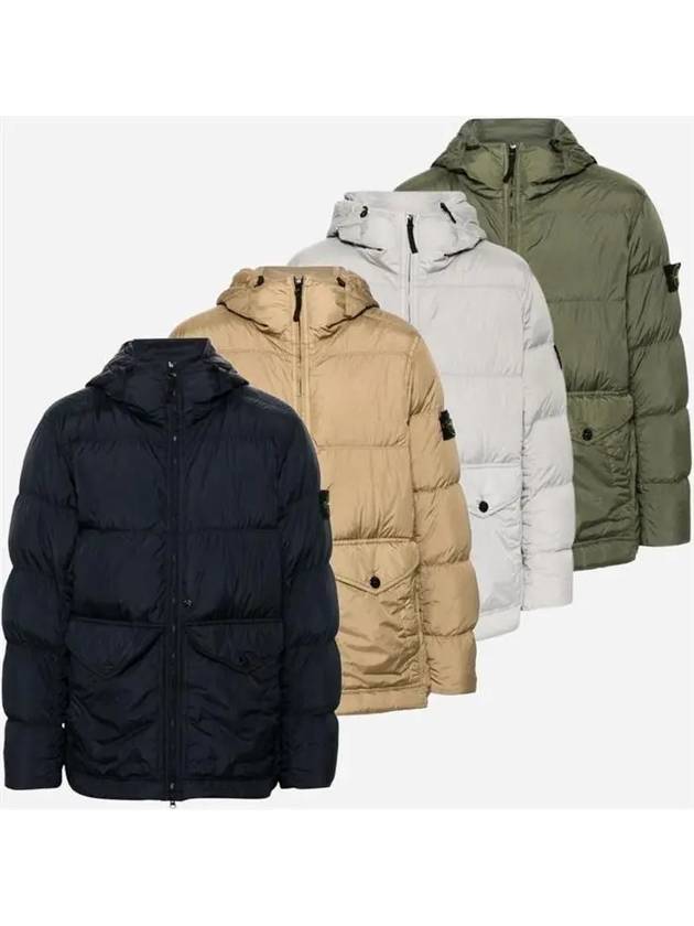 24FW 스톤아일랜드 남성 와펜 패치 크링클 랩스 다운 패딩 자켓 811540723