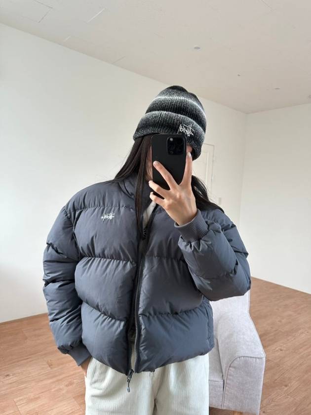 스투시 AU 호주 그래피티 푸퍼 자켓 ST1L0514 차콜 WOMENS