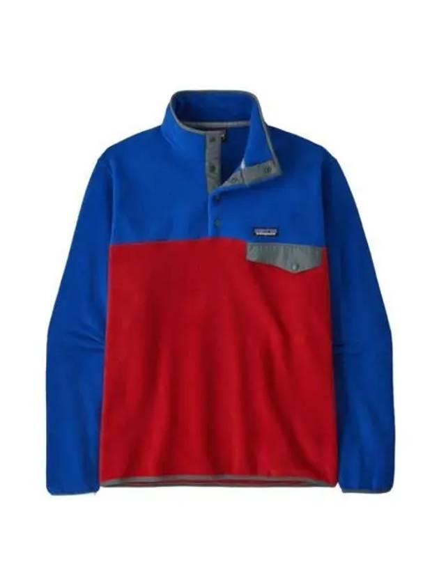 파타고니아 라이트웨이트 신칠라 스냅 T 플리스 풀오버 투어링 레드 Patagonia Lightweight Synchilla Snap T Fleece Pullover Touring Red