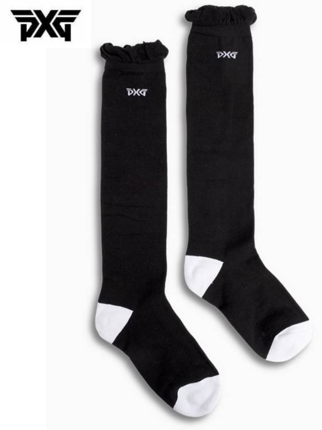 PXG 골프 프리미엄 여성용 긴 양말 블랙 스타킹 ABS3 WOMEN'S SOCKS