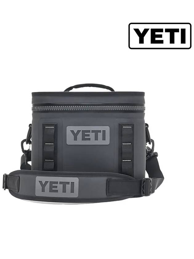 예티 호퍼 플립 8 쿨러 핸즈프리 여행용 가방 차콜