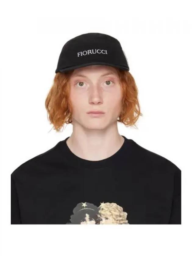 Fiorucci 블랙 자수 볼캡 150745