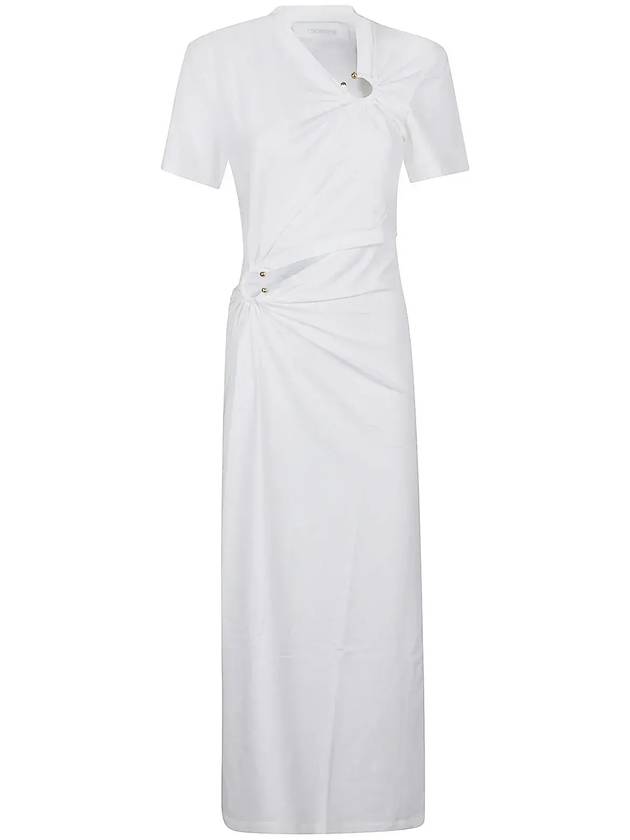 파코 라반 저지 롱 피어싱 드레스 25PJRO062CO0555_P100