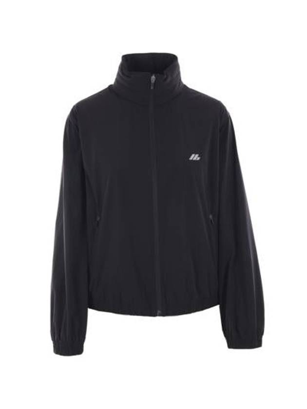 발렌시아가 로고 프린트 트랙 자켓 블랙