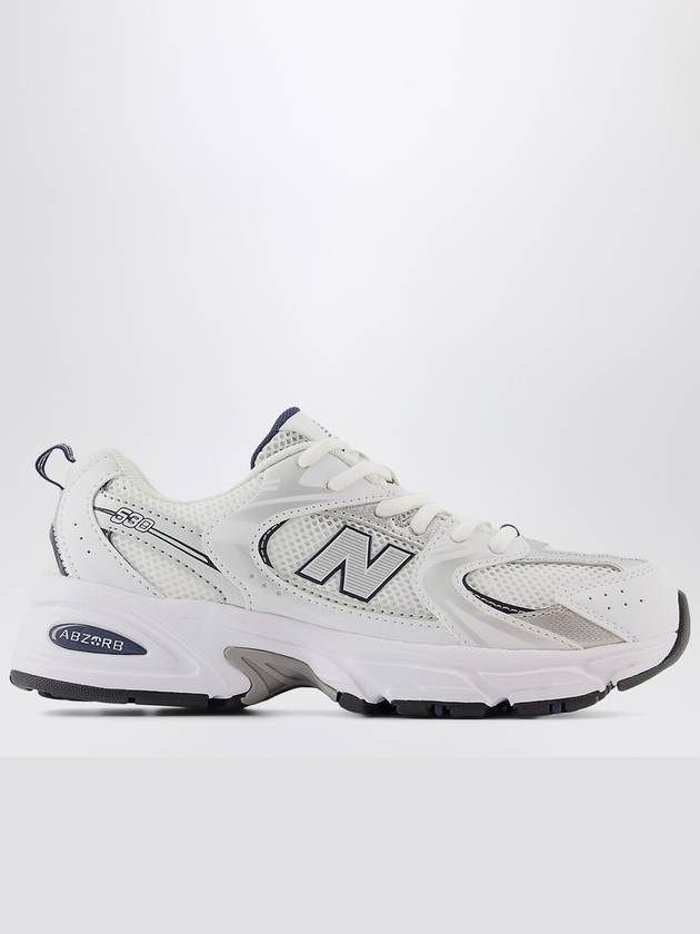 New Balance Sneaker 530 White/Indigo/Silver Metallic