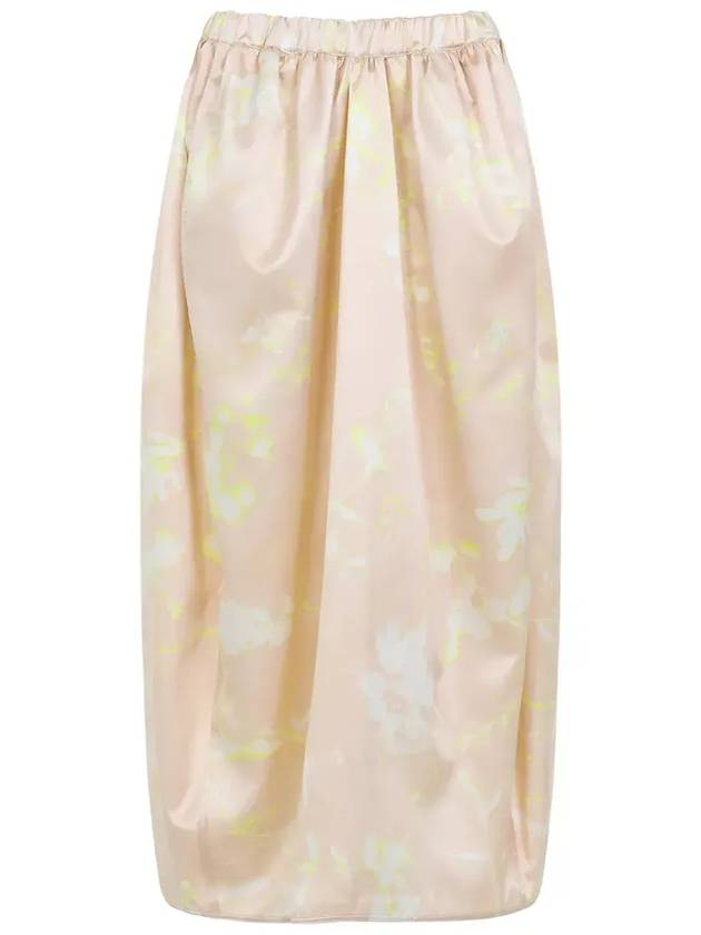 Fabiana Filippi 새틴 미디 스커트 GND265F415D827_2186CIPRIA