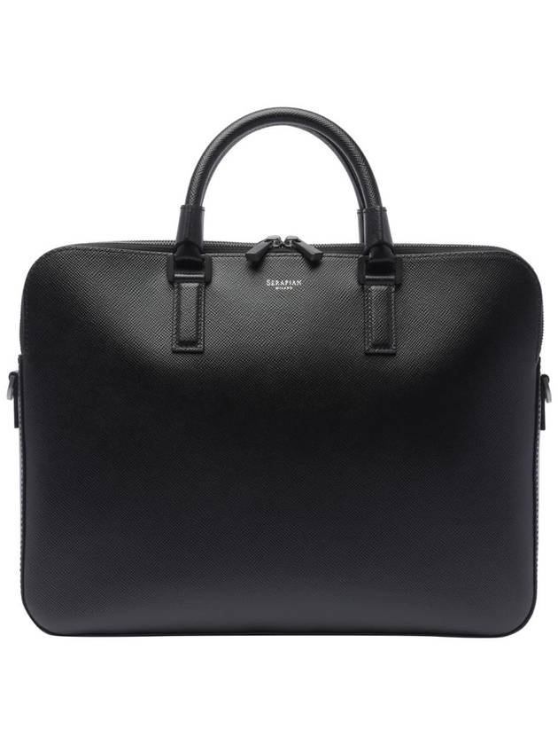 세라피안 남성 Business Bag Slim Double Zip Black