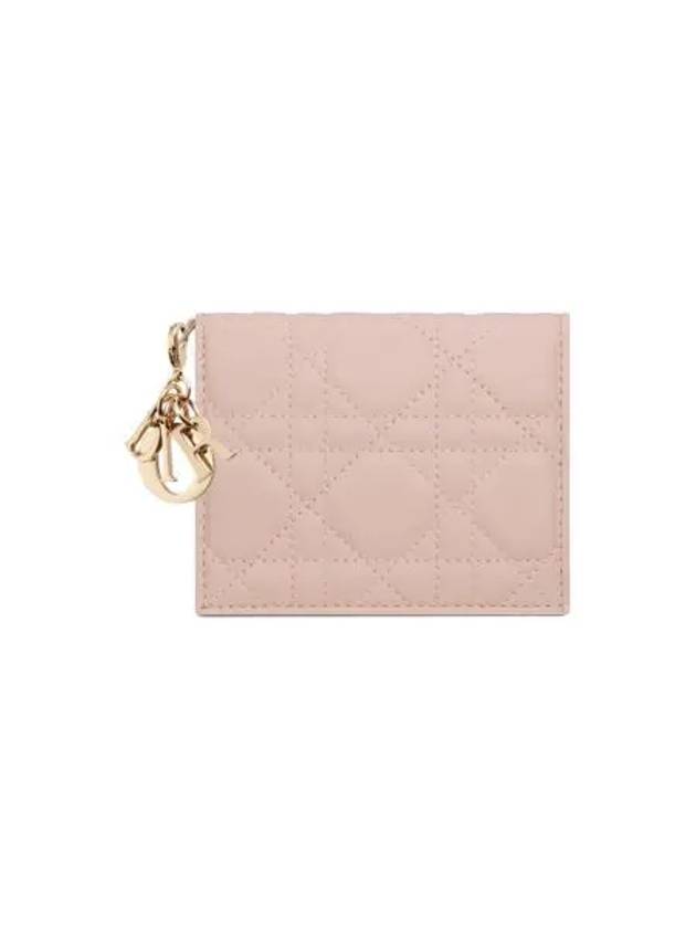 디올 라이트 레이디 가데니아 지갑 파우더 핑크 Dior Mini Lady Gardenia Wallet Powder Pink