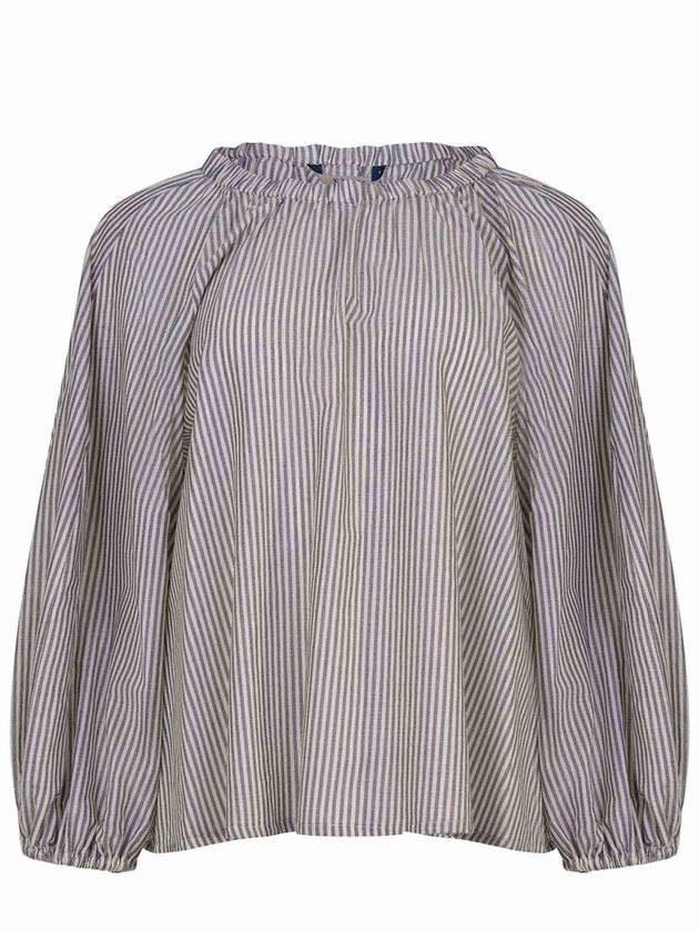 'S Max Mara 파비올라 스트라이프 개더드 탑