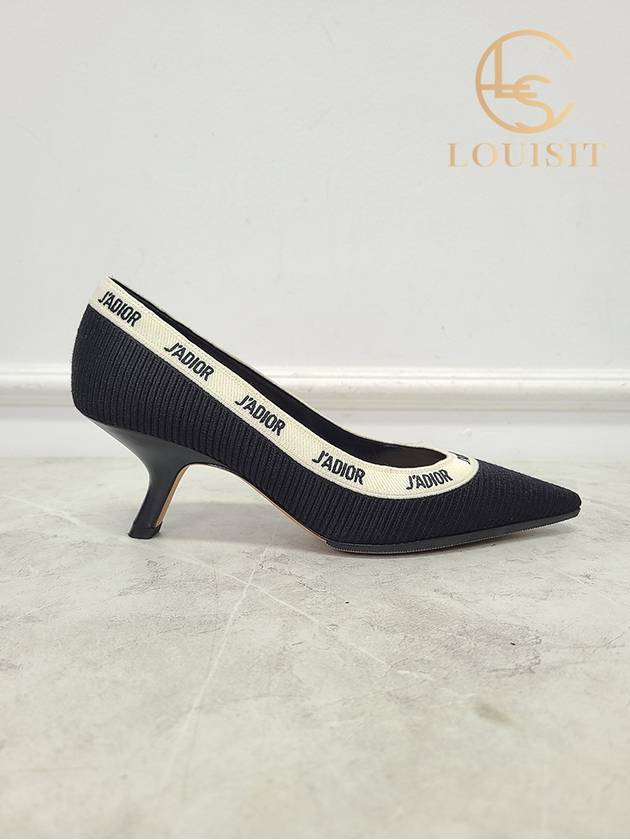 디올 블랙 테크니컬 캔버스 자디올 펌프스 구두 36
