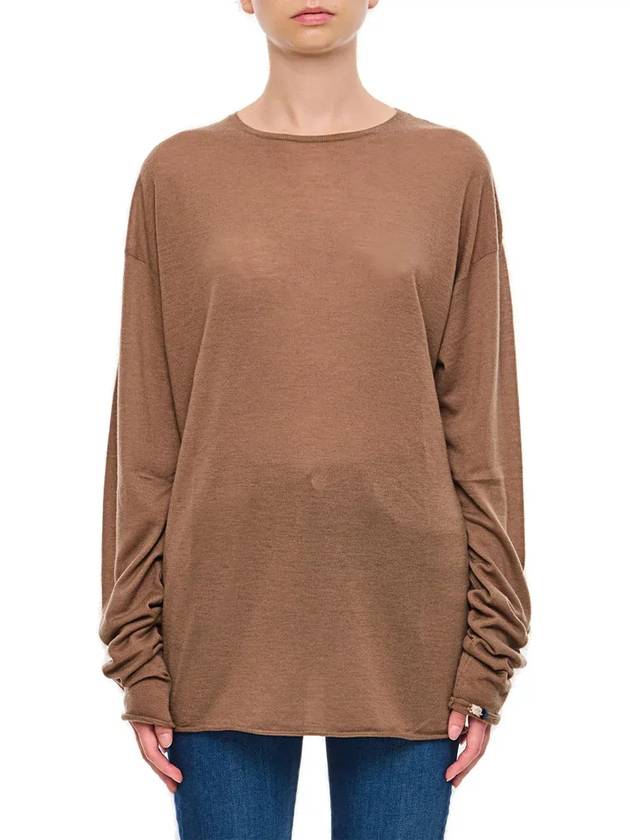 익스트림 캐시미어 제미니 크루넥 롱슬리브 점퍼 36117515TU01_CHAI