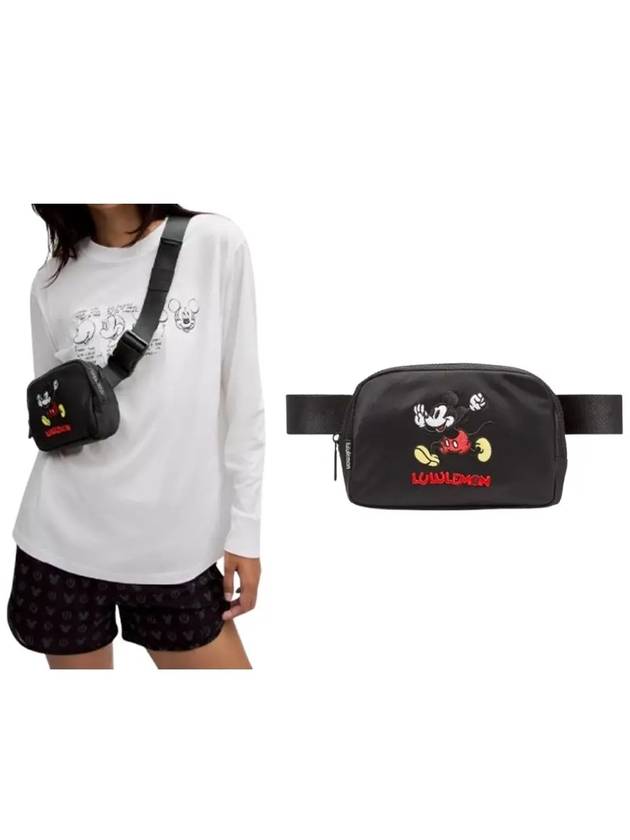 룰루레몬 가방 디즈니 미키 1L 벨트백 블랙