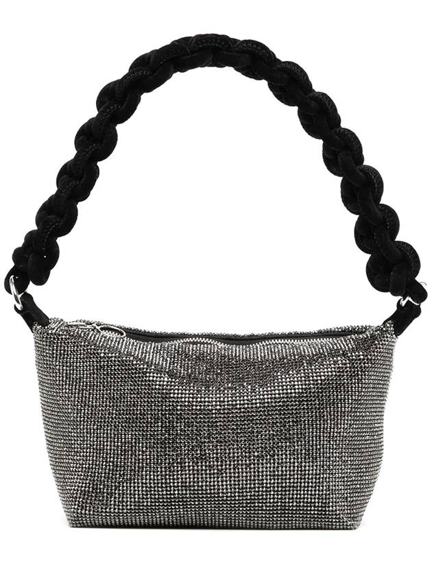 Kara Crystal mesh cobra pouch