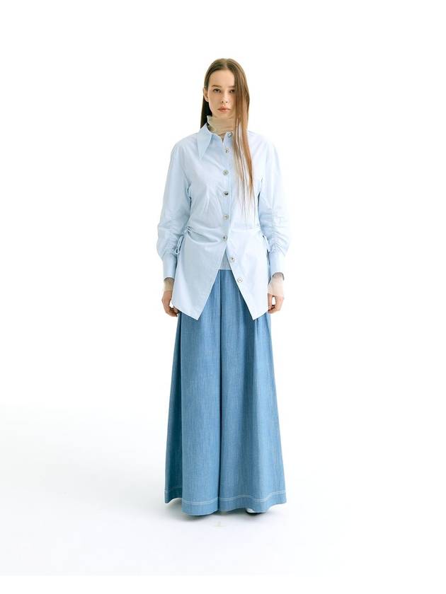 티백 스트링 셔츠