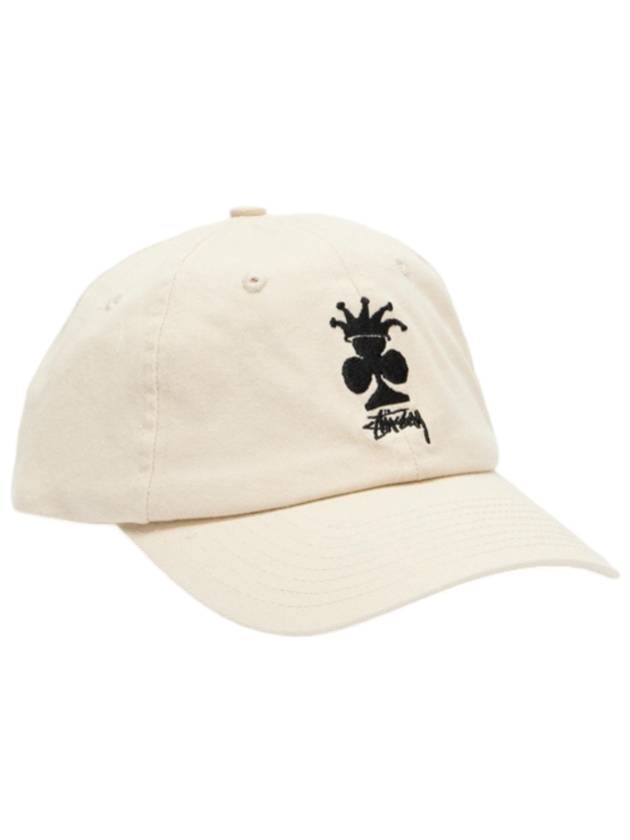 스투시 클럽 크라운 로우 프로 볼캡 내추럴