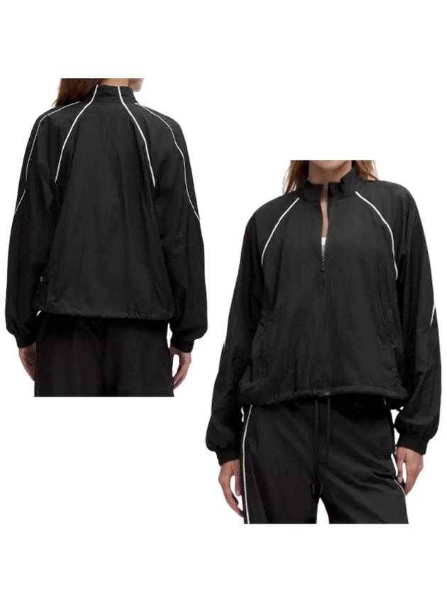 룰루레몬 집업 라이센스 트레인 경량 자켓 블랙