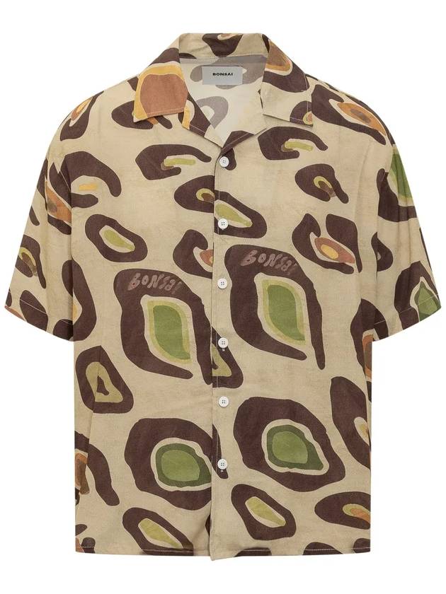 본사이 프린트 반팔 셔츠 SS24SH001003_COLCOL