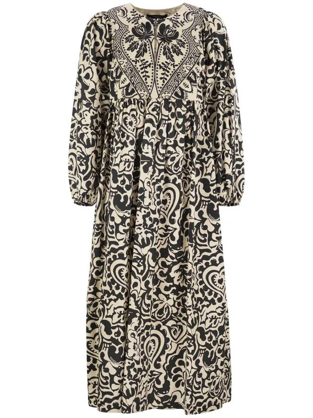 위켄드 맥스 마라 안지오 올오버 패턴 드레스 2515221192600_002