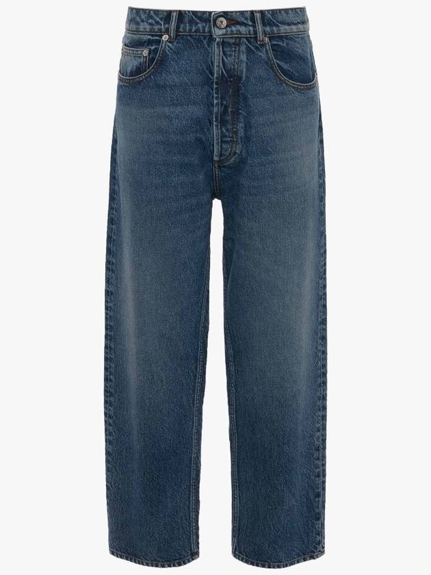 JW Anderson CROPPED STRAIGHT LEG DENIM JEANS