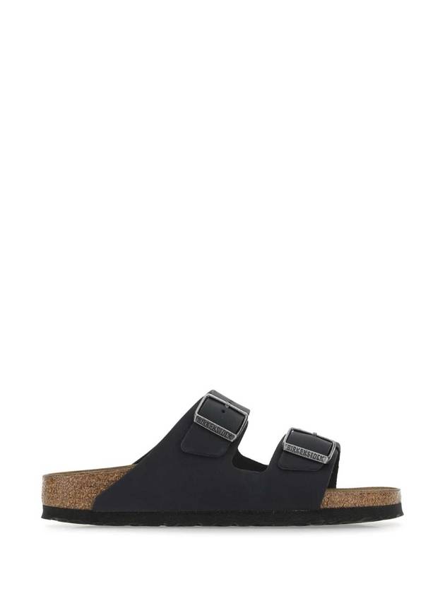 BIRKENSTOCK 552113 BLACK 블랙 가죽 애리조나 슬리퍼