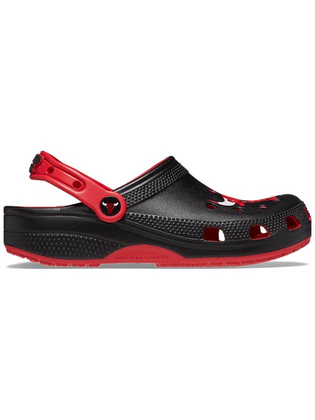 크록스 NBA 시카고 불스 클로그 남성 여성 샌들 슬리퍼 Varsity Red