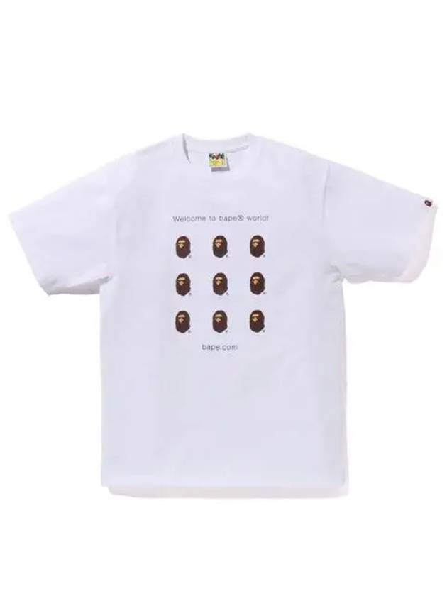 베이프 .COM 반팔 티셔츠 화이트 82095306_133652427