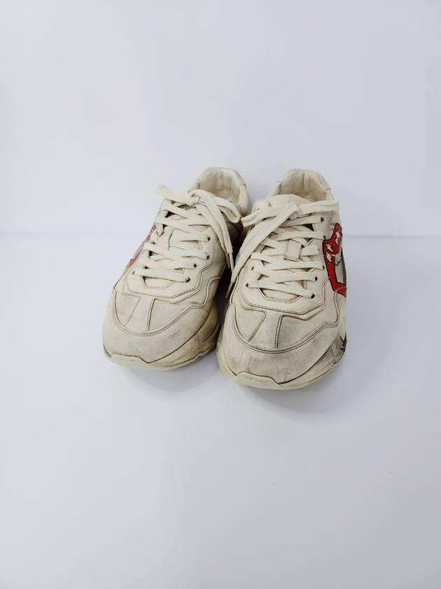 구찌 라이톤 더티 입술 스니커즈 38.5 250