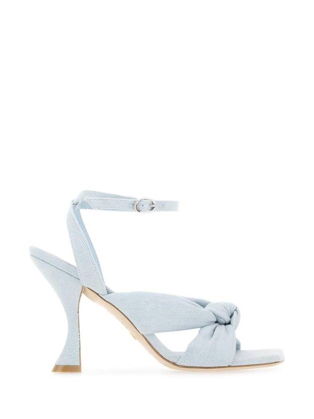 STUART WEITZMAN 라이트 블루 데님 플라야 샌들 SD879 VL5
