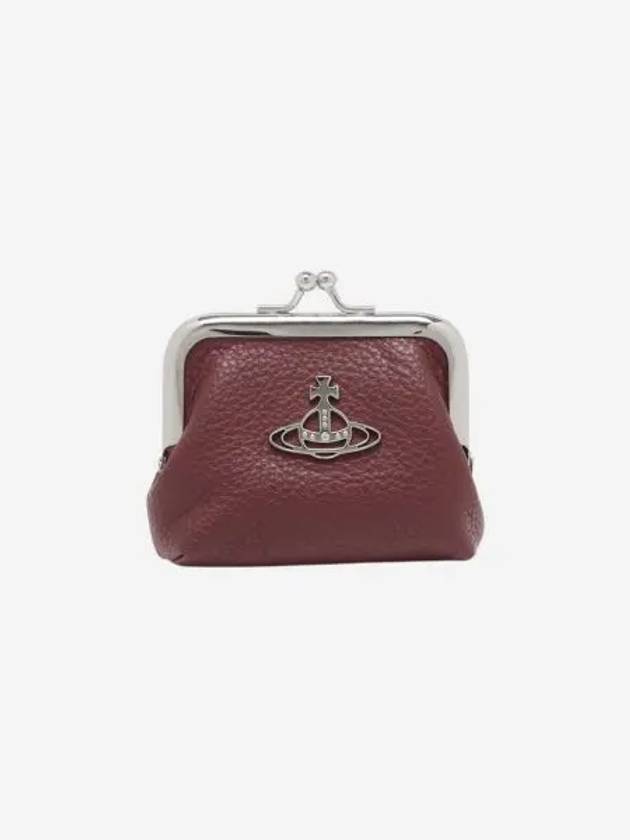 비비안 웨스트우드 더비 프레임 코인 퍼스 버건디 Vivienne Westwood Derby Frame Coin Purse Burgundy