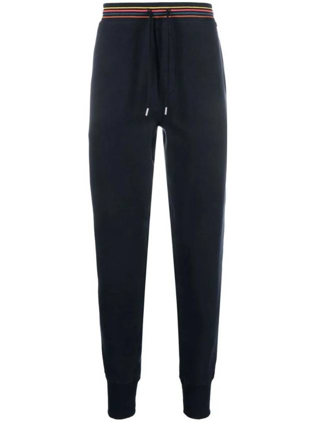 폴스미스 아티스트 스트라이프 트랙 팬츠 네이비