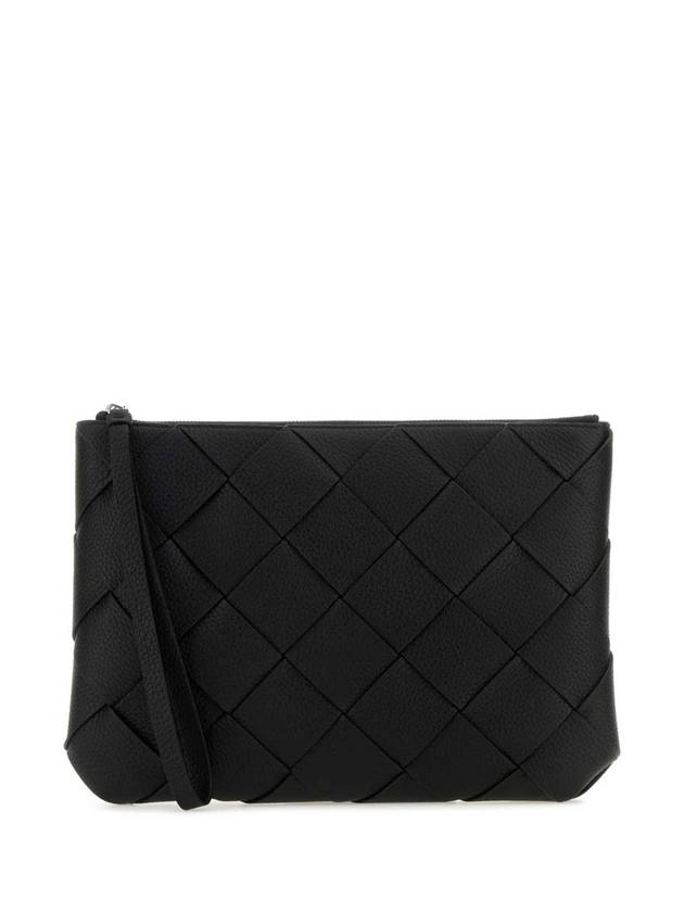 BOTTEGA VENETA 블랙 가죽 빅 디아고 파우치 795632V4FV1 8803