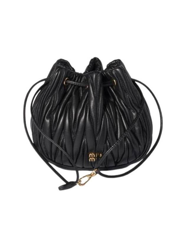 미우 미우 나파 레더 파우치 블랙 5ND022 AFPP F0002