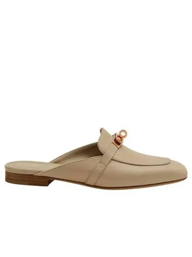 W 에르메스 오즈 뮬 고트스킨 & 로즈 골드 하드웨어 블랑 곰므 W Hermes Oz Mule Goatskin & Rose Gold Blanc Gomme