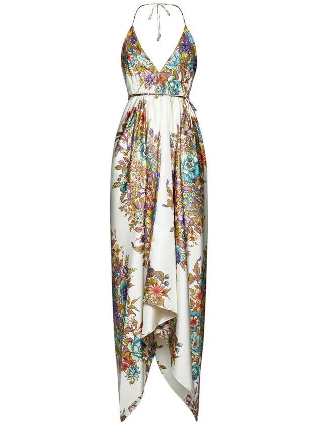 Etro 플로럴 프린트 비대칭 밑단 홀트넥 맥시 드레스 WRPA000199SA1B0_X0800