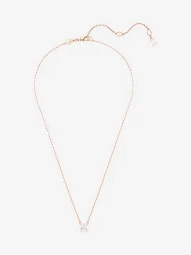 W 스와로브스키 스틸라 펜던트 스퀘어 컷 화이트 로즈 골드톤 플래팅 W Swarovski Stilla Pendant Square Cut White Rose Gold Tone Plated