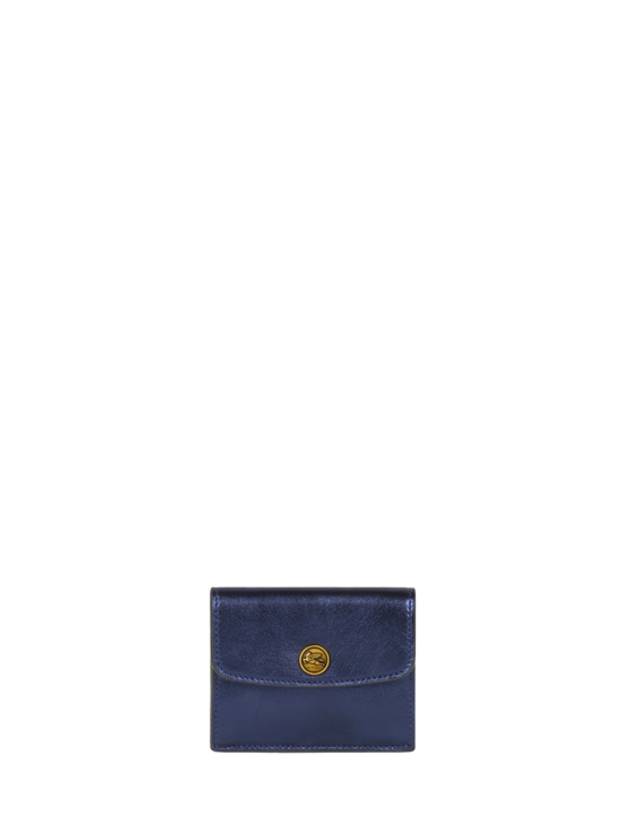 Etro Laminated Leather Card Holder