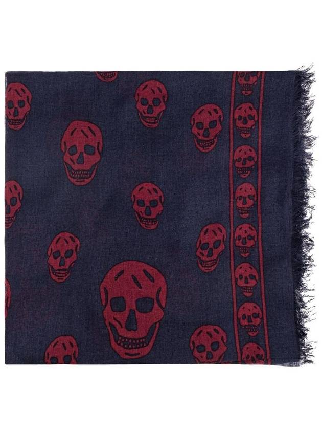 알렉산더 맥퀸 skull print scarf 8078894943Q