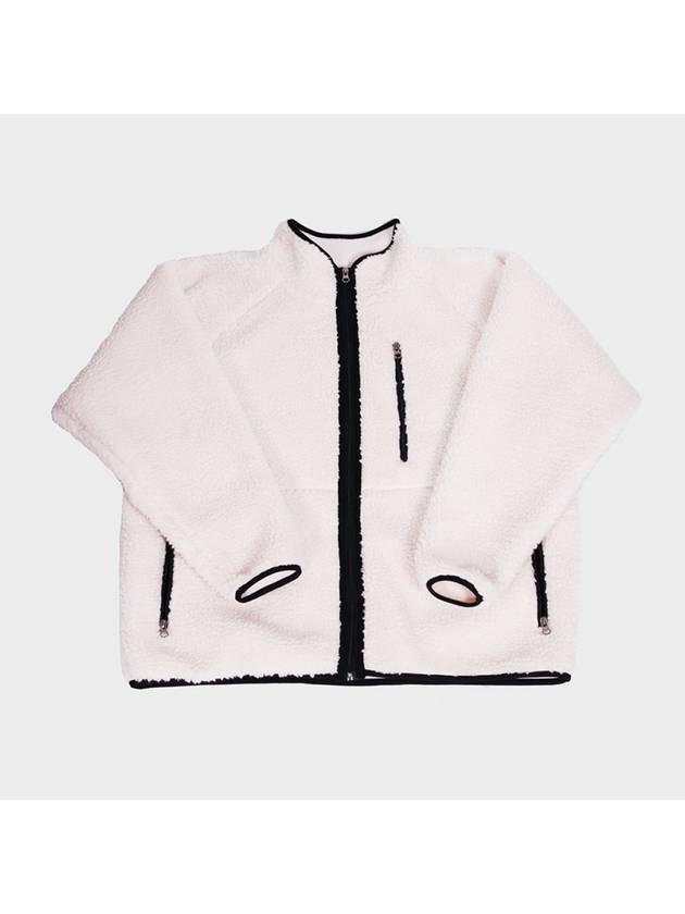 리스펙트 유니섹스 헤비웨이트 플리츠 자켓 아이보리