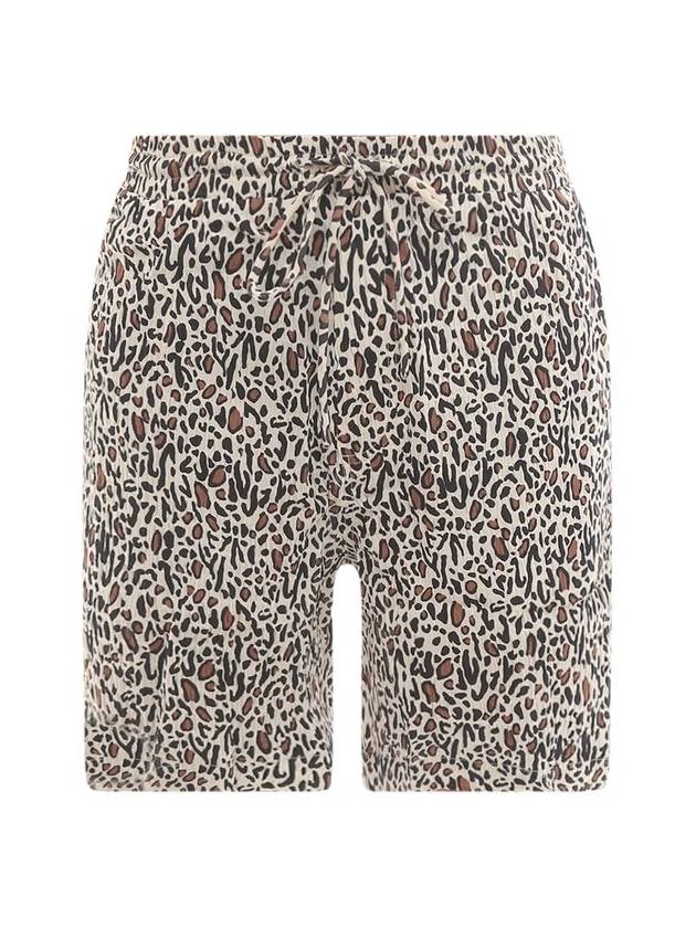 Nanushka 레오파드 프린트 드로스트링 쇼츠