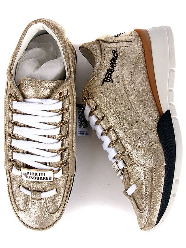 디스퀘어드/K504 V406 7043/골드 샌드펄 힐 스니커즈